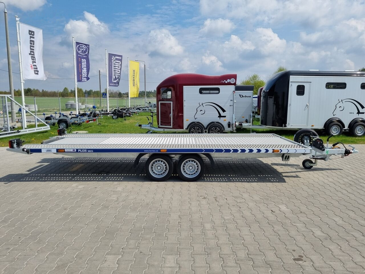 Lorries PLI-35 5021 car trailer 3.5t GVW tilting platform 500 x 210 cm - Autotransporter trailer: picture 4
