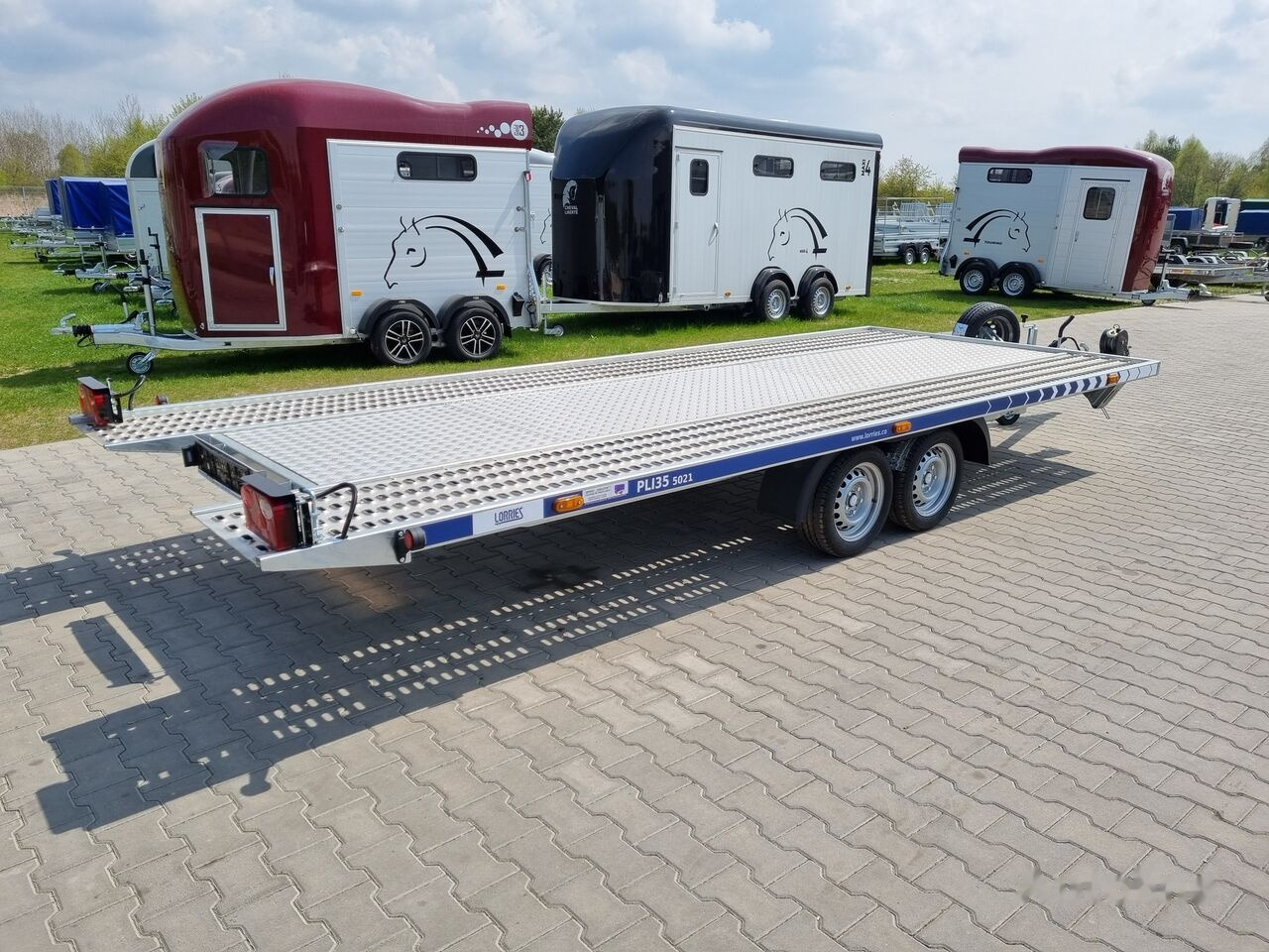 Lorries PLI-35 5021 car trailer 3.5t GVW tilting platform 500 x 210 cm - Autotransporter trailer: picture 3