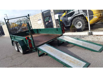 Blomenröhr PKW Tieflader  2000 kg Auffahrrampen  - Low loader trailer