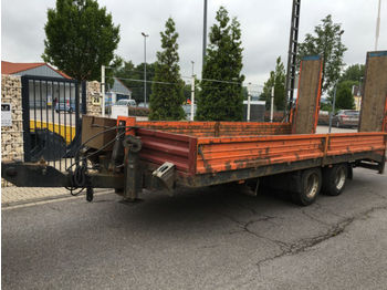 Blomenröhr SDAH 13800kg mit Auffahrrampen  - Low loader trailer