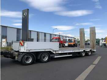 Dinkel DAT 40000 4 Achs Tieflader hydraulische Rampen  - Low loader trailer
