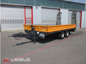 Fliegl TPS 118 Tieflader mit Rampen !! Blattfederung !!  - Low loader trailer