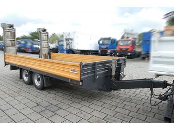 Fliegl Tieflader TPS 118 Tiefladeranhänger Rampen  - Low loader trailer