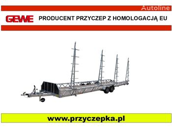 GEWE P3500 G/1 przyczepa do transportu basenów 8,5x1,93 m - Low loader trailer