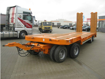 Goldhofer 4 Achs Tieflader, Hydr. Rampen - Low loader trailer