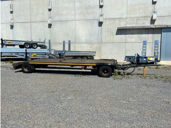 Hüffermann  2 Achs Kombi- Tieflader- Anhänger,  - Low loader trailer