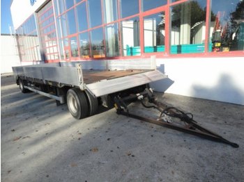 Hüffermann 2 Achs Tieflader   Mulden  Anhänger  - Low loader trailer