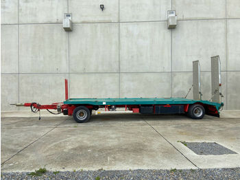 Hüffermann  2 Achs Tieflader für Abroll und Absetzmulden  - Low loader trailer