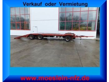 Hüffermann 3 Achs Absetzmulden Anhänger mit Rampen  - Low loader trailer