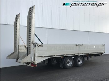  KRUKENMEIER Tandem-Tieflader 10,8 t. mit Rampen Zugöse 40 + 50 mm - low loader trailer