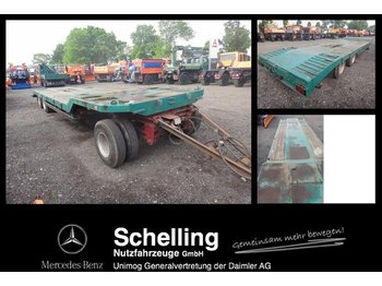LANGENDORF TUE24/80-3 Plattform Stroh/Ballenwagen - Low loader trailer