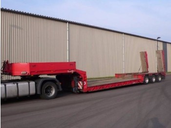 Langendorf 3-assig gestuurde luchtgeveerde semi dieplader - Low loader trailer