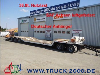 Langendorf 5Achser*36.8t.Nutzlast*50t.zGG*SAF Achsen*Rampen - Low loader trailer
