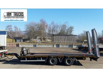 Meusburger Tieflader GG 18t / ALU Rampen / NEUE AUFBAU  - Low loader trailer