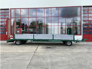 Möslein  2 Achs Tiefladeranhänger gerade Ladefläche  - Low loader trailer