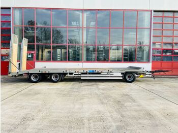 Möslein  3 Achs Tieflader 9 m Ladefläche- Neuwertig  - Low loader trailer