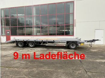 Möslein  3 Achs Tieflader gerader Ladefläche 9 m, Neufah  - Low loader trailer