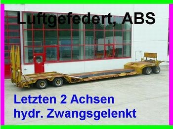 Müller-Mitteltal 4 Achs Tiefbett  Tieflader, hydr. gelenkt - low loader trailer