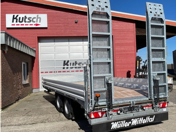 Müller-Mitteltal ETÜ-TA-R 14,4 Tieflader, verzinkt, 2LED  - Low loader trailer