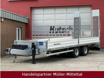 Müller-Mitteltal ETÜ-TA-R 19 Tandem-Tieflader 7m, Steckdose hi.  - Low loader trailer