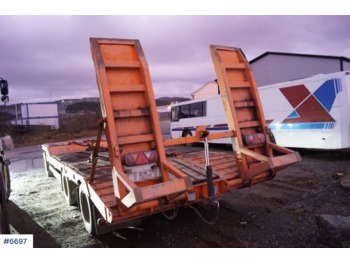  Norslep 3 aks Machine trailer. Renovated. - Low loader trailer