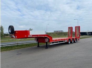 OZGUL LW3 with hydraulic foldable ramps EU specs - Low loader trailer