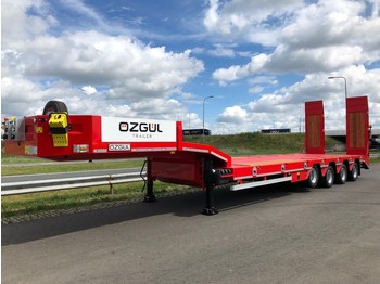 OZGUL LW4 70T 4 axle lowbed semi trailer, hydraulic ramps (300) - Low loader trailer