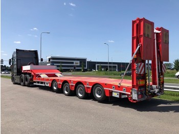 OZGUL LW4 with hydraulic foldable ramps EU specs 49.5 Ton - Low loader trailer