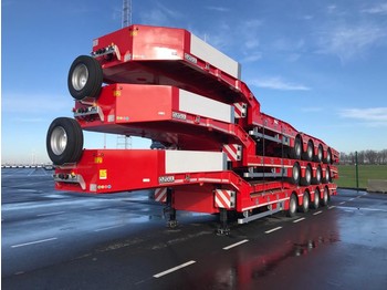 OZGUL LW4 with hydraulic foldable ramps EU specs 49.5 Ton Dutch Registration - Low loader trailer