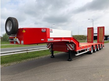 OZGUL LW4 with hydraulic foldable ramps EU specs 49.5 Ton (Dutch registration in 2022) - Low loader trailer