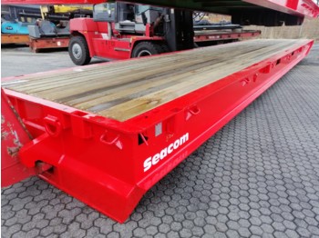 SEACOM RT 40/80T  - Low loader trailer