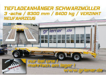 Schwarzmüller G SERIE/ TIEFLADER / RAMPEN /BAGGER  6340 kg  - Low loader trailer