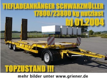 Schwarzmüller TÜ30/100 / TIEFLADEANHÄNGER /FEDERRAMPEN BIS 30t - Low loader trailer