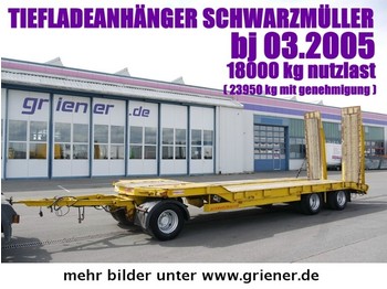Schwarzmüller TÜ30/100 / TIEFLADEANHÄNGER /FEDERRAMPEN BIS 30t - Low loader trailer