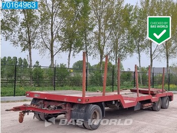 Van Hool SDA-28L 3 axles Stahl-Rungen Radmulden BPW NL-Trailer - Low loader trailer