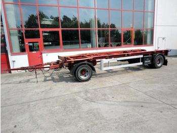 Container transporter/ Swap body trailer Meiller 2 Achs Kombi- Anhänger für Abroll oder Absetzmul: picture 1