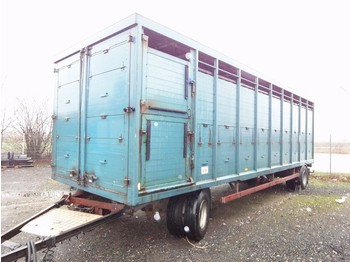 Closed box trailer for transportation of animals Menke Einstock 8,20m kleine Räder: picture 1