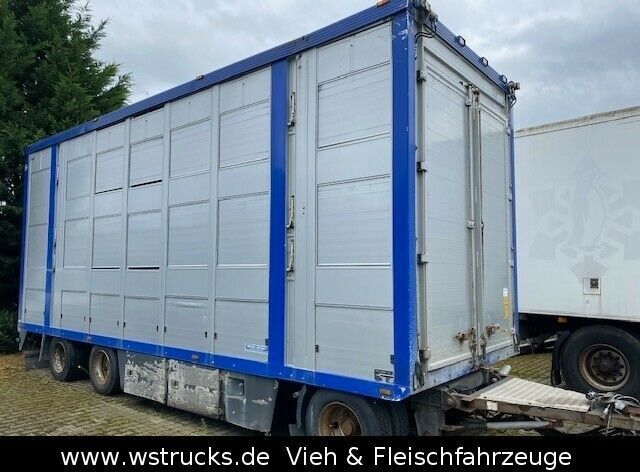 Menke-Janzen Menke 3 Stock Ausahrbares Dach Vollalu Typ 2  - Livestock trailer: picture 1