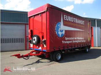 Low loader trailer for transportation of heavy machinery Meusburger MPJ-2 Jumbo-Tautliner !! Hubdach / Verbreiterbar: picture 1