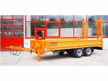 Low loader trailer for transportation of heavy machinery Möslein 10,5 t Tandemtieflader mit ABS: picture 1