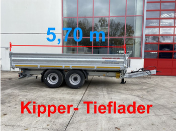 Möslein  14 t Tandem- Kipper Tieflader 5,70 m lang, Brei  - Tipper trailer: picture 1