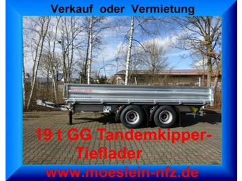 Möslein  19 t Tandem- 3 Seiten- Kipper Tieflader-- Neufa  - Tipper trailer: picture 1