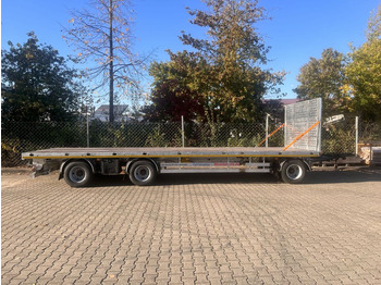 Möslein  3 Achs Jumbo- Plato- Anhänger, 10,5 m Ladefläch  - Dropside/ Flatbed trailer: picture 1