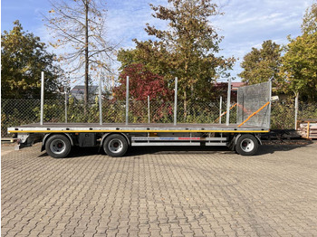 Möslein  3 Achs Jumbo- Plato- Anhänger 10 m, Mega  - Dropside/ Flatbed trailer: picture 1