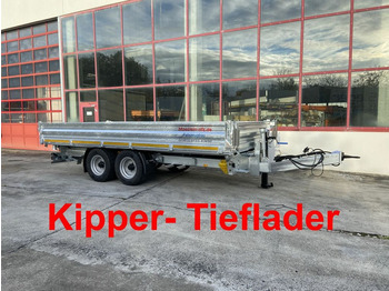 Möslein  Kipper Tieflader, Breite Reifen-- Neufahrzeug -  - Tipper trailer: picture 1