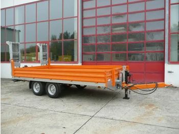 Low loader trailer for transportation of heavy machinery Möslein Tandemtieflader, ABS, verzinkt: picture 1