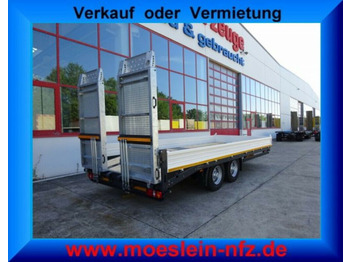 Möslein  Tandemtieflader mit breiten RampenNeufahrzeug  - Low loader trailer: picture 1