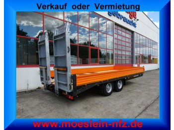 Möslein  Tandemtieflader mit breiten RampenNeufahrzeug  - Low loader trailer: picture 1