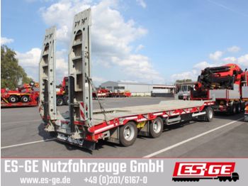 Low loader trailer Müller-Mitteltal 3-Achs-Tieflade-Anhänger mit Rampen: picture 1