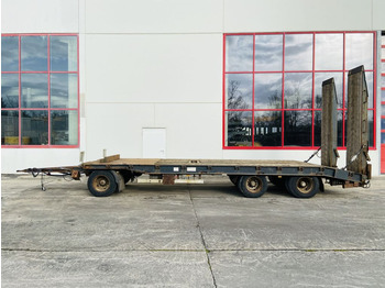 Low loader trailer Müller-Mitteltal  3 Achs Tiefladeranhänger + Abrollbehälter: picture 1
